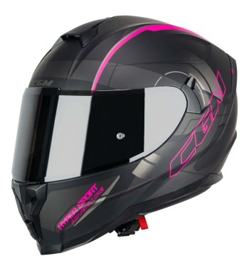 321 ATOM SPORT / Negro Fucsia Fluo Opaco