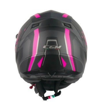 321 ATOM SPORT / Negro Fucsia Fluo Opaco