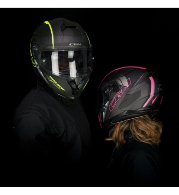 321 ATOM SPORT / Negro Fucsia Fluo Opaco