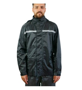 E31 Set Impermeable Clásico Negro