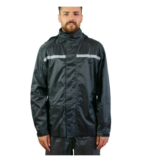 E31 Set Impermeable Clásico Negro