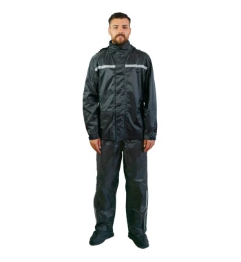 E31 Set Impermeable Clásico Negro