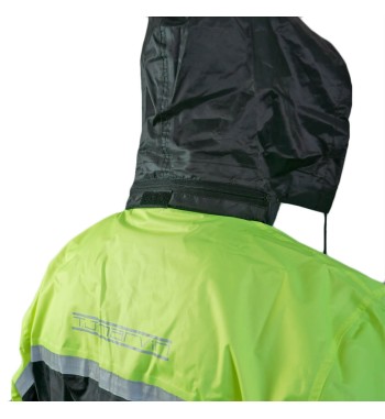 E31 Set Impermeable Clásico Negro /Amarillo Fluo