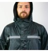 E34 Set Impermeable Deportivo Negro