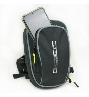 B01 Bolso De Pierna Impermeable Negro